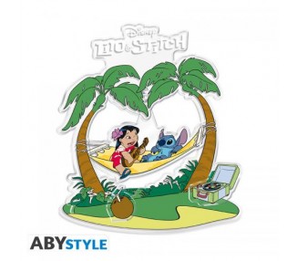 Disney Acryl: Diorama Lilo & Stitch Hamaca 16cm