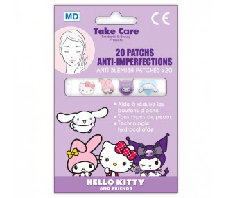 Set 20 Parches Anti Imperfecciones Hello Kitty & Friends