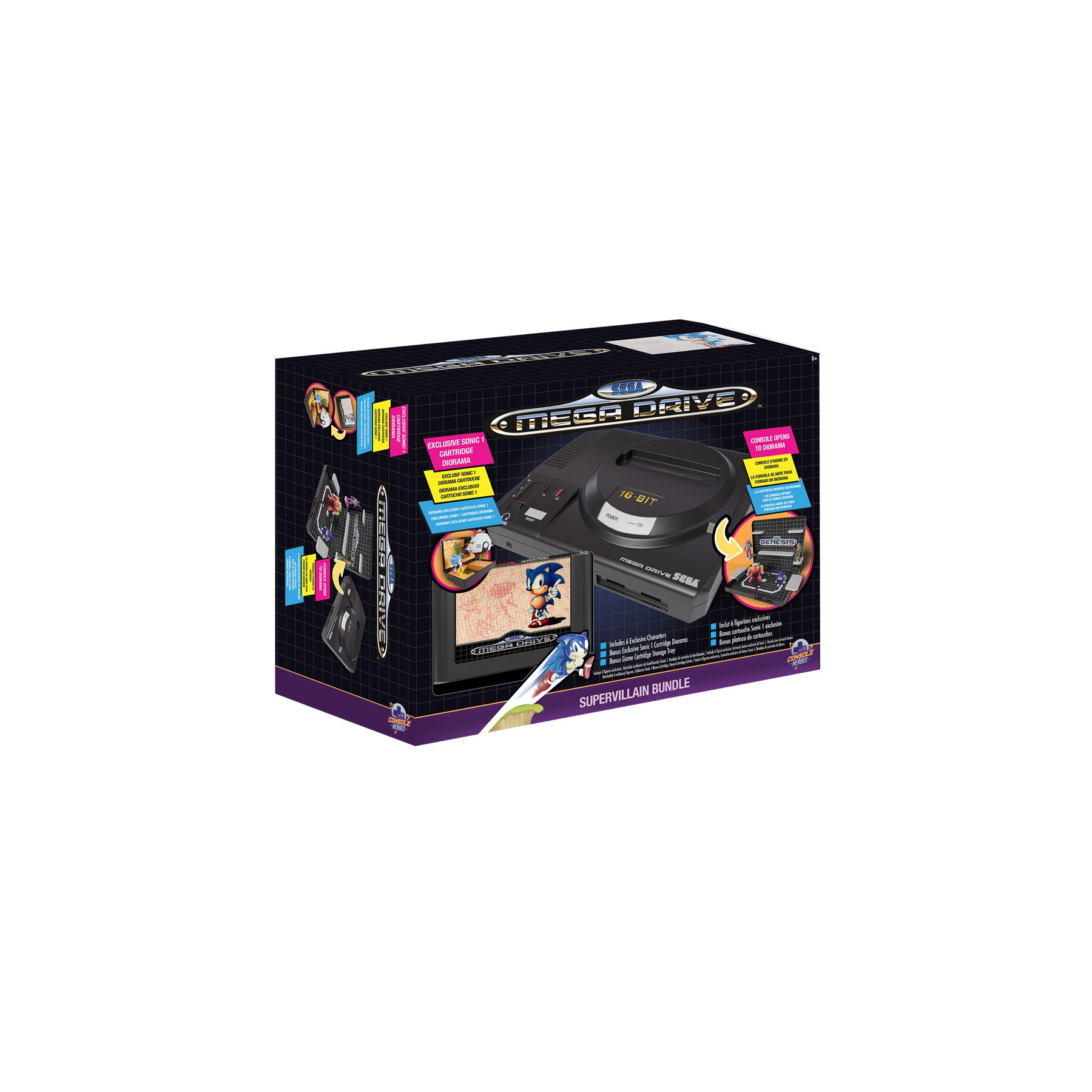 Diorama Mega Drive Boss Level 1 Sonic the Hedgehog Console Heroes