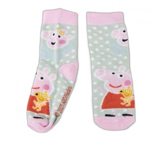 Hucha 4 pares calcetines Peppa Pig