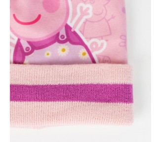 Set gorro y guantes Peppa Pig