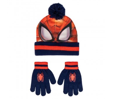 Set gorro y guantes Spiderman Marvel