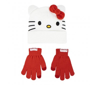 Set gorro y guantes Hello Kitty