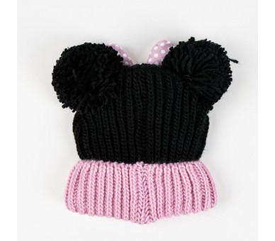Conjunto gorro guantes braga cuello Minnie Disney