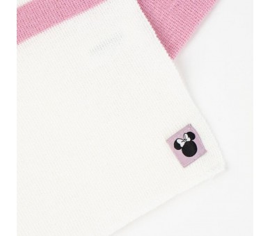 Conjunto gorro guantes braga cuello Minnie Disney