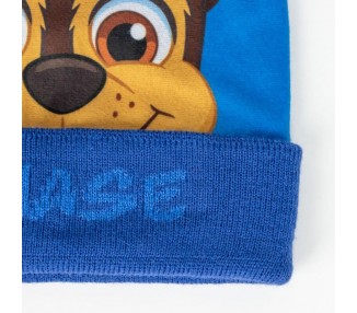 Set gorro y guantes Chase Patrulla Canina Paw Patrol