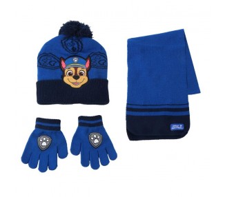 Conjunto gorro guantes braga cuello Patrulla Canina Paw Patrol