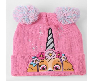 Conjunto gorro guantes braga cuello Skye Patrulla Canina Paw Patrol
