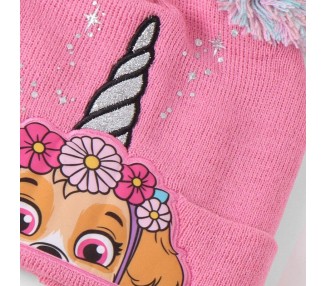 Conjunto gorro guantes braga cuello Skye Patrulla Canina Paw Patrol