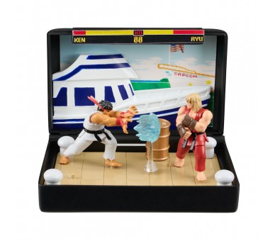 Diorama Mega Drive Street Figther Console Heroes
