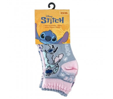 Set 3 pares calcetines Stitch Disney surtido