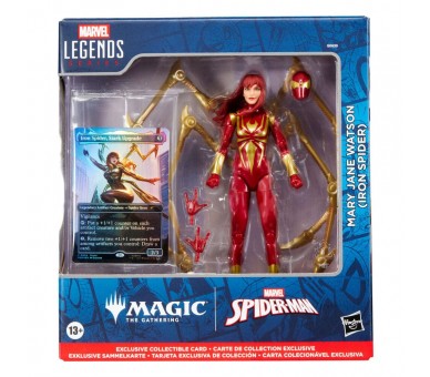 Figura Mary Jane Watson Iron Spider Magic The Gathering Spider-Man Marvel 15cm
