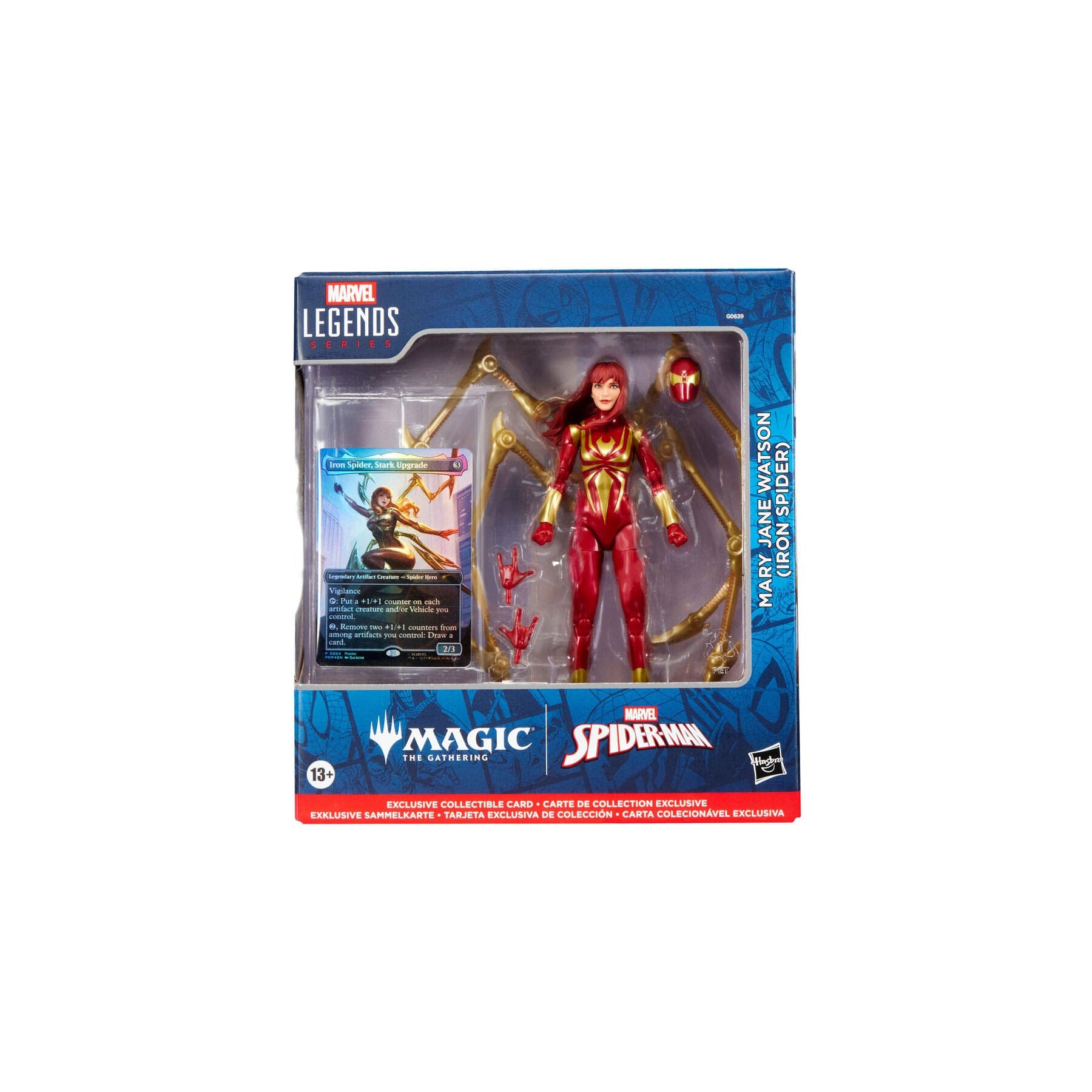 Figura Mary Jane Watson Iron Spider Magic The Gathering Spider-Man Marvel 15cm