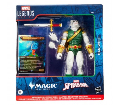 Figura Man-Wolf Magic The Gathering Spider-Man Marvel 15cm