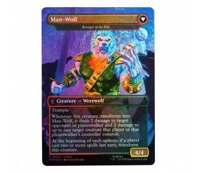 Figura Man-Wolf Magic The Gathering Spider-Man Marvel 15cm