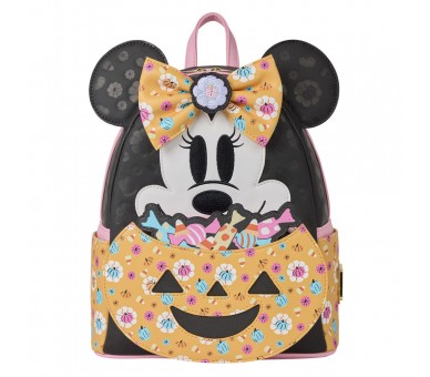 Mochila Pumpkin Minnie Disney Loungefly 26cm