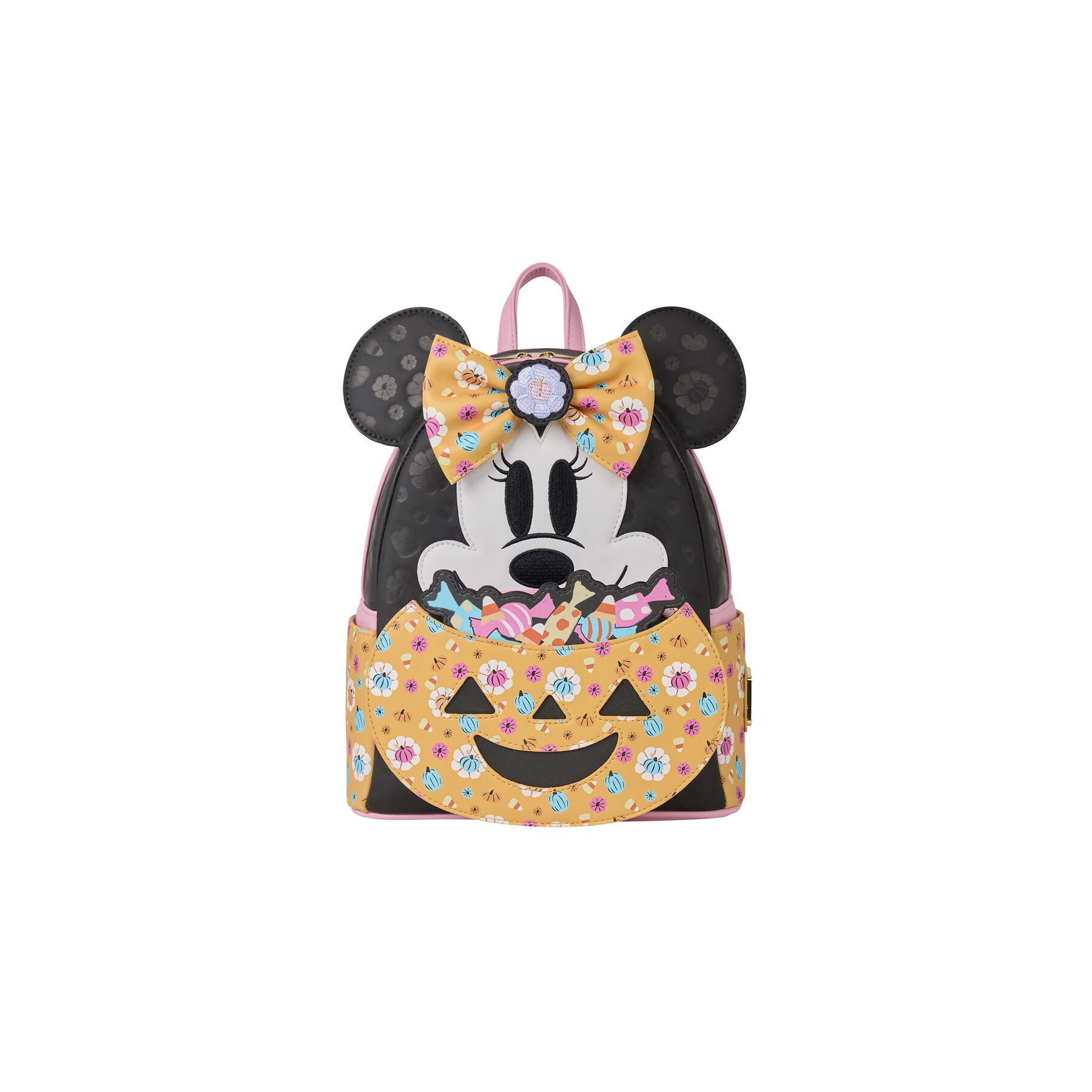 Mochila Pumpkin Minnie Disney Loungefly 26cm