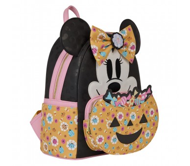 Mochila Pumpkin Minnie Disney Loungefly 26cm