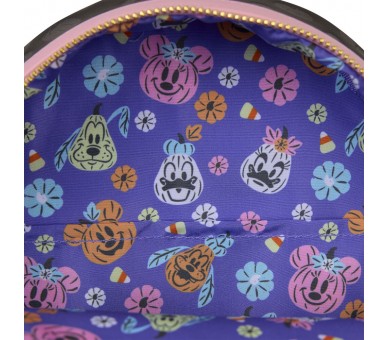 Mochila Pumpkin Minnie Disney Loungefly 26cm