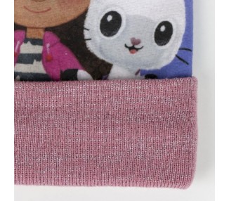 Set gorro y guantes La Casa de Muñecas de Gabby