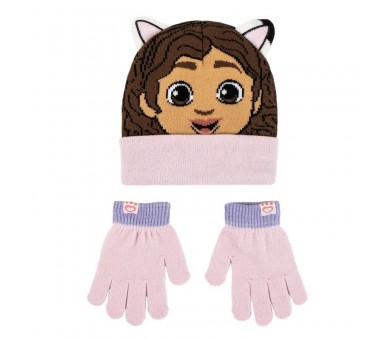 Set gorro y guantes La Casa de Muñecas de Gabby