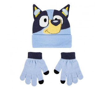 Set gorro y guantes Bluey