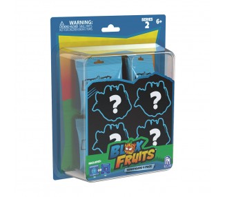 Blister 4 figuras sorpresa Blox Fruits