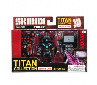 Blister 3 figuras Titan Collection Skibidi Toilet