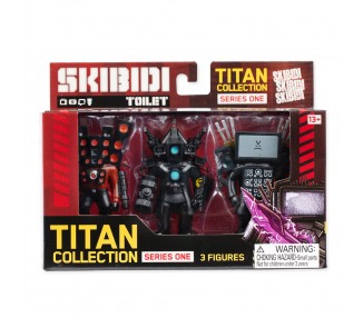 Blister 3 figuras Titan Collection Skibidi Toilet