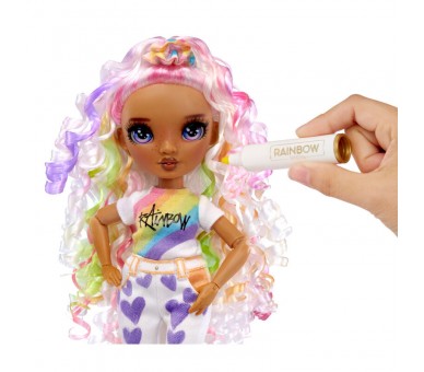 Muñeca Purple Eyes Rainbow High 26cm