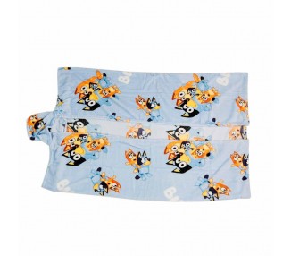 Manta coralina capucha Bluey 120x150cm