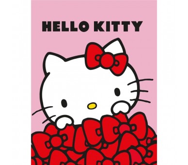 Manta franela Hello Kitty 130x160cm
