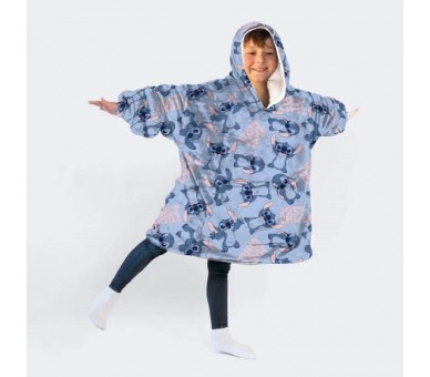 Bata sudadera oversize Stitch Disney infantil