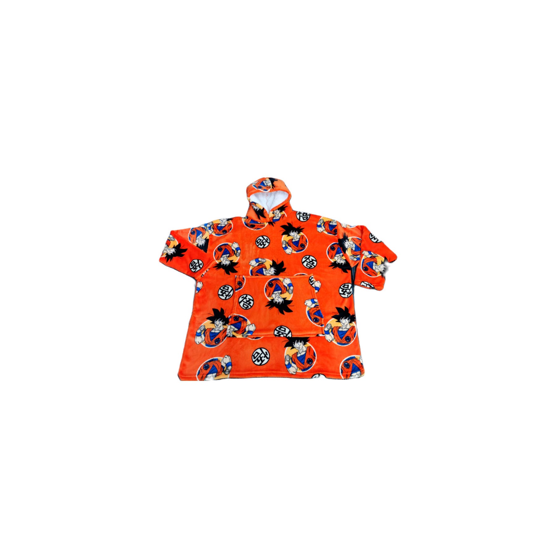 Bata sudadera oversize Dragon Ball coral adulto