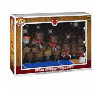 Figura POP Moments Deluxe Chivago Bulls Michael Jordam 1987 Dunk Contest