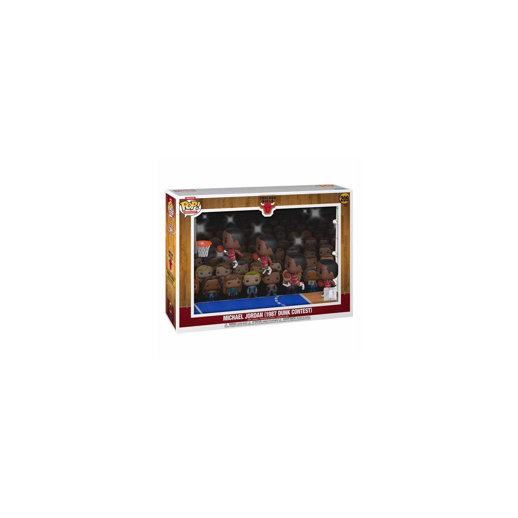 Figura POP Moments Deluxe Chivago Bulls Michael Jordam 1987 Dunk Contest