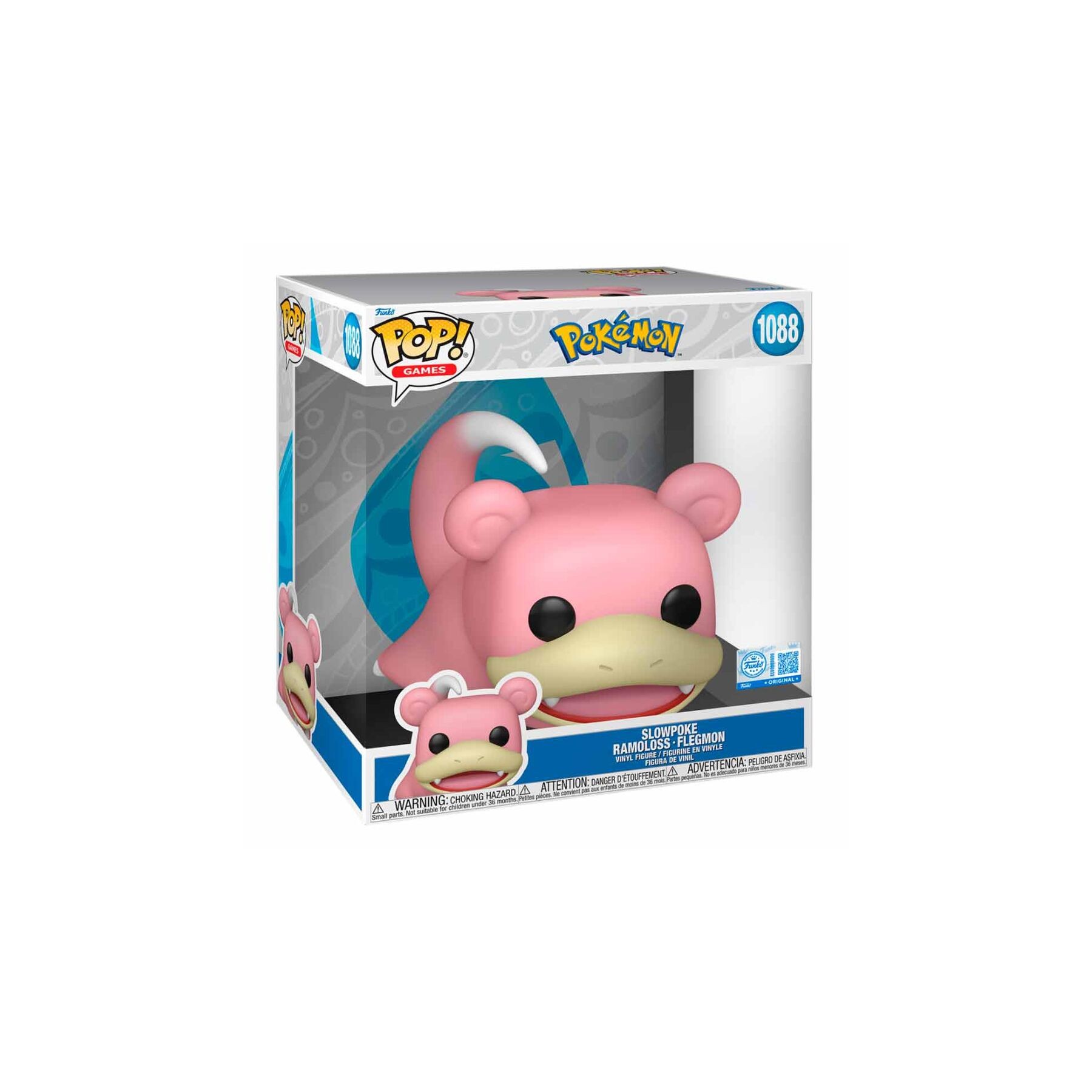Figura POP Jumbo Pokemon Slowpoke Exclusive 25cm
