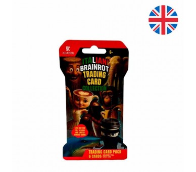 Sobre cartas coleccionables Brainrot ingles surtido