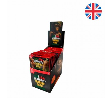 Sobre cartas coleccionables Brainrot ingles surtido