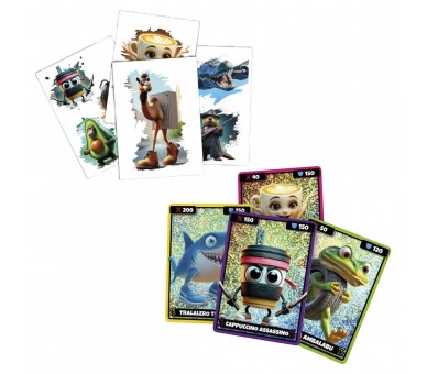 Sobre cartas + Tattos Italian Brainrot surtido