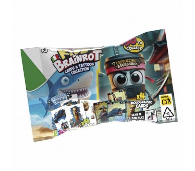 Sobre cartas + Tattos Italian Brainrot surtido