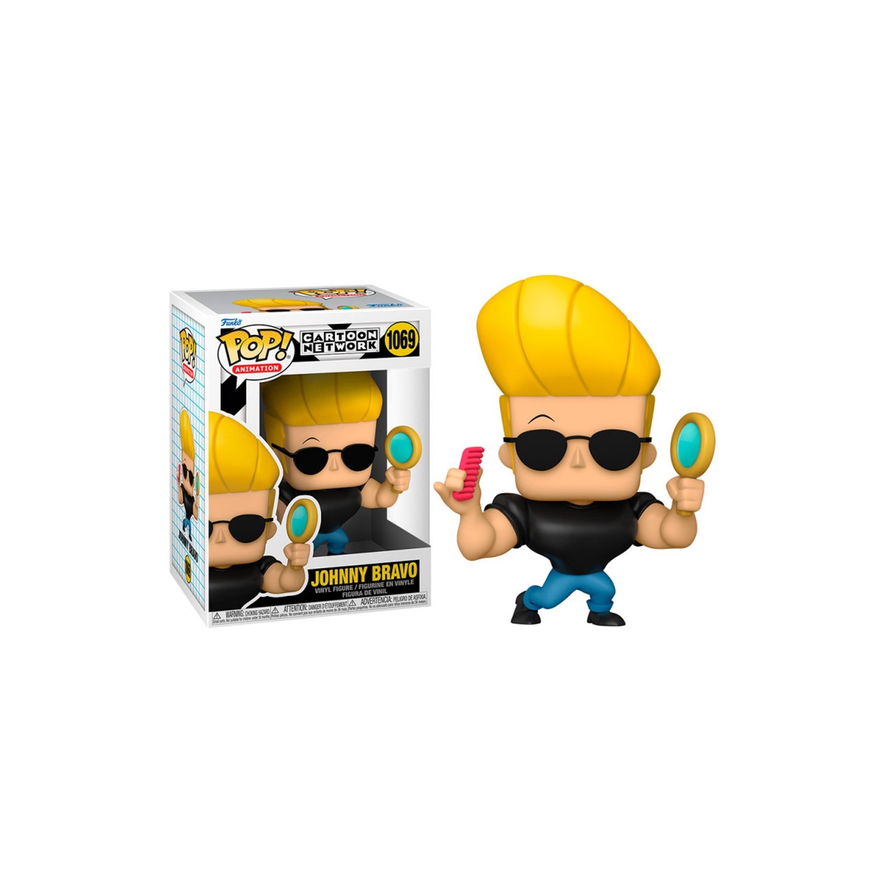 Figura Pop Cartoon Network Johnny Bravo Johnny With Mirror
