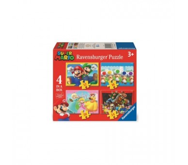 Puzzle Super Mario Bros 12-16-20-24Pzs