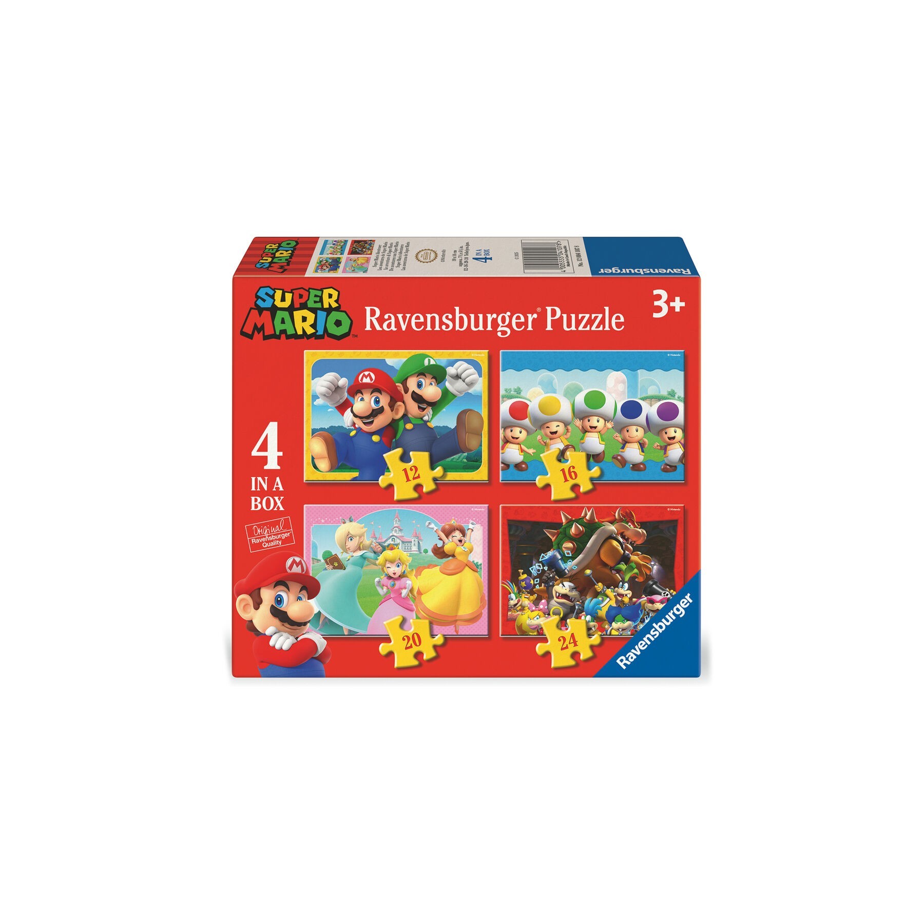 Puzzle Super Mario Bros 12-16-20-24Pzs