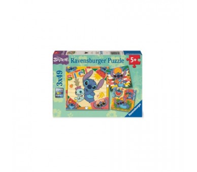 Puzzle Stitch Disney 3X49Pzs