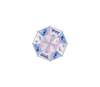 Paraguas Manual Burbuja Stitch Disney
