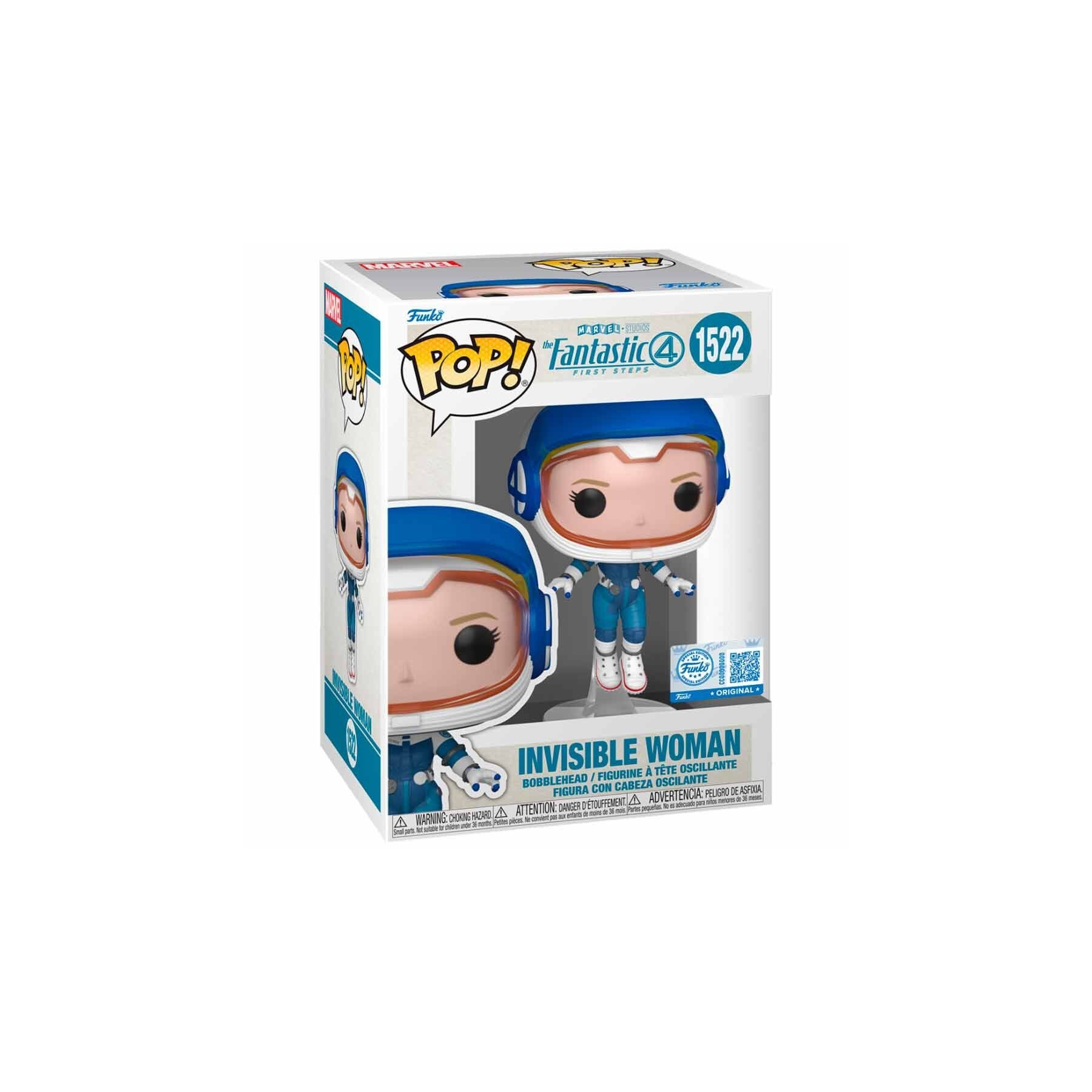 Figura Pop Marvel Los 4 Fantasticos Mujer Invisible