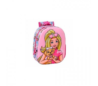 Mochila 3D Barbie 33Cm