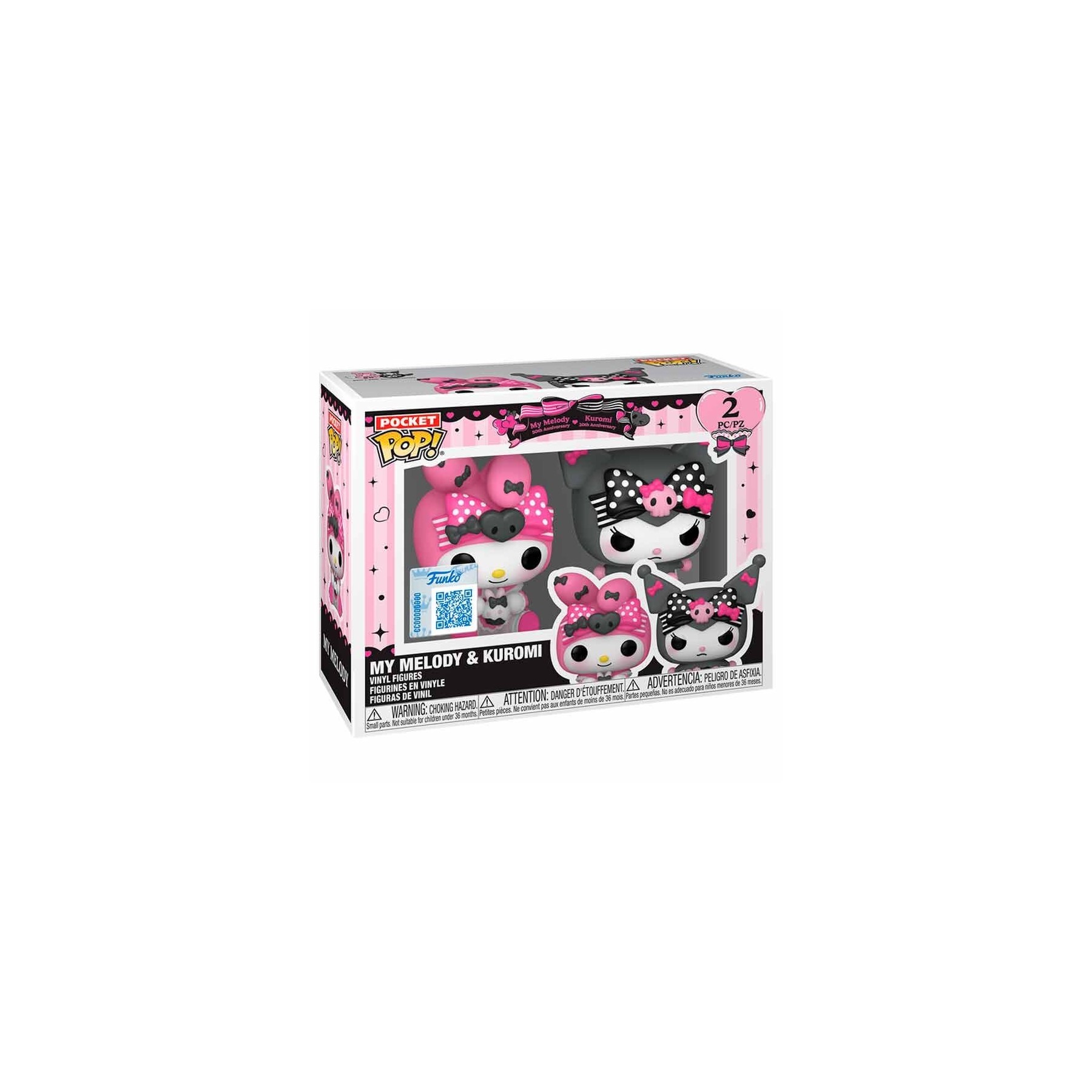 Blister 2 Llaveros Pocket Pop My Melody & Kuromi Exclusive