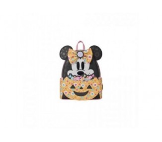 Mochila Pumpkin Minnie Disney Loungefly 26Cm